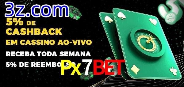 Promoções do cassino ao Vivo Px7Bet